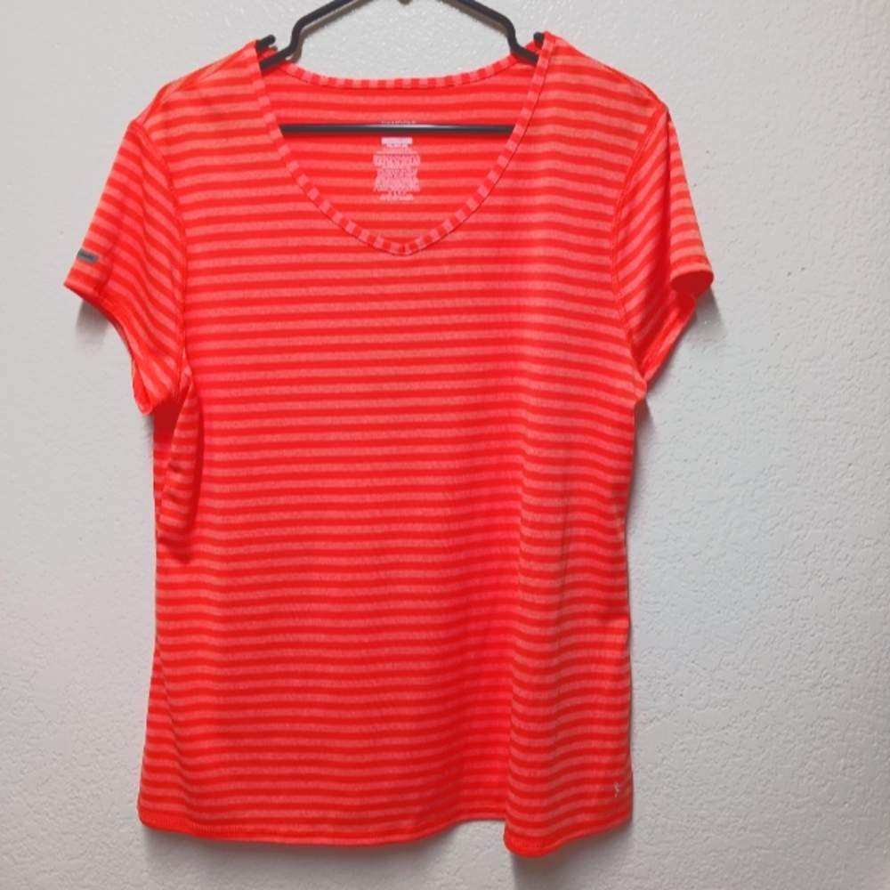 Orange Danskin Now Semi-fitted Top
